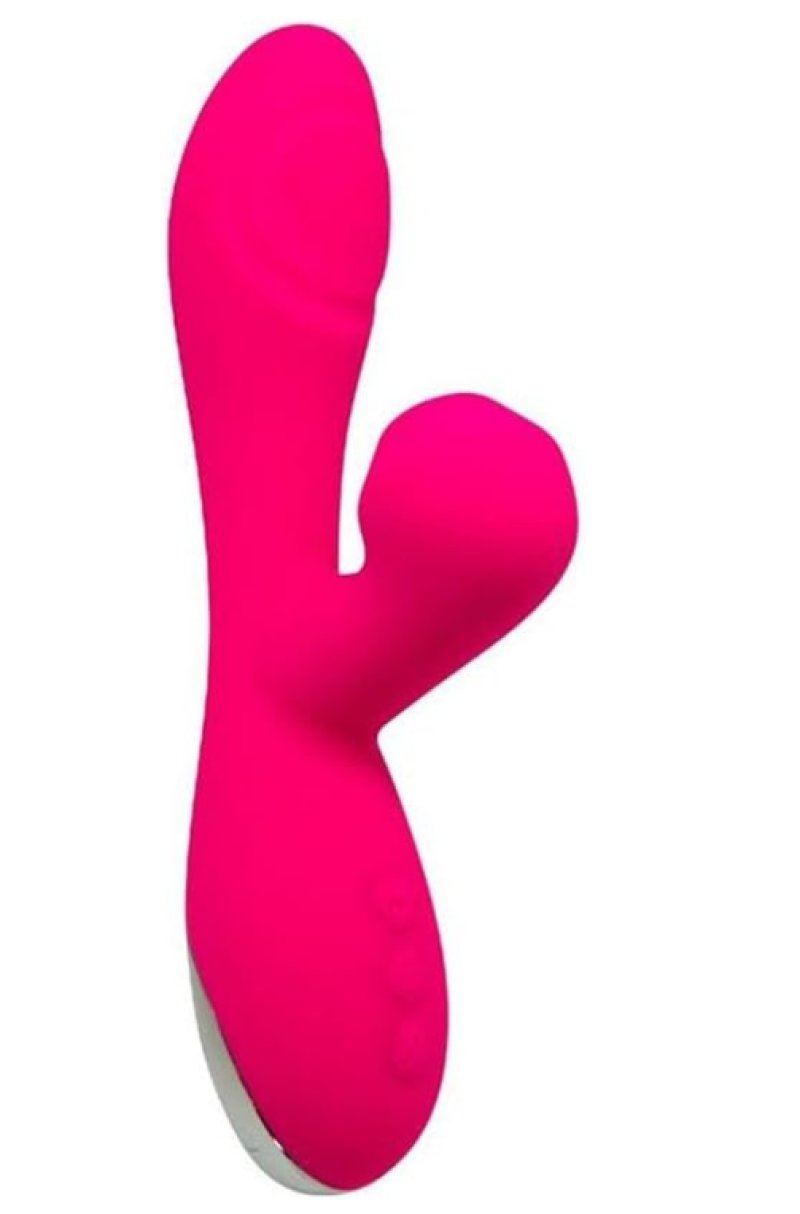 Alive Caribbean Shine Fuchsia G-Spot Pulsating and Suction Vibrator 21 cm Splashproof > Sex Toys For Ladies > G-Spot Vibrators
