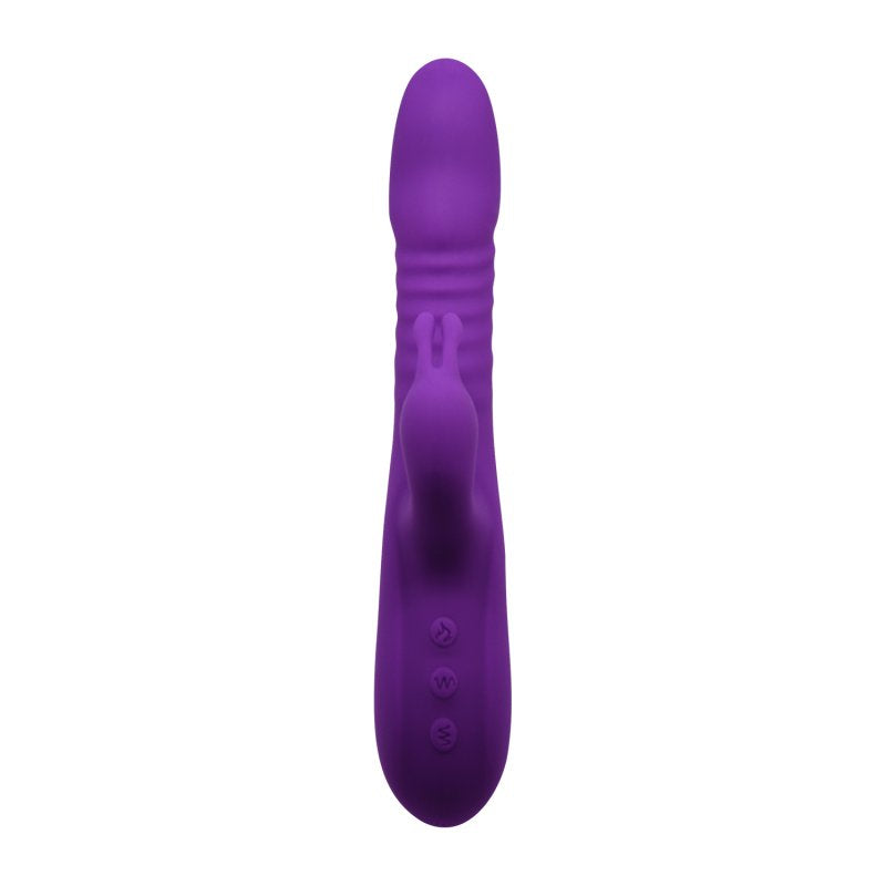 Alive Romax 24.4cm Purple Skin-Friendly Silicone Waterproof Rabbit | Massager