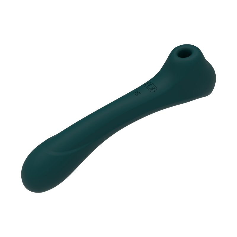 Alive Quiver Clitoral Massager Teal with 10 Vibration and Suction Modes, 20.2 cm > Sex Toys For Ladies > Air Pulsation