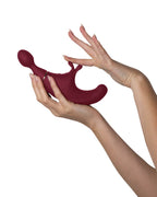 Adrien Lastic Fusion Triple Stimulation Clitoral Vibration and G-Spot Stimulator in Red with Design > Sex Toys For Ladies > G-Spot Vibrators