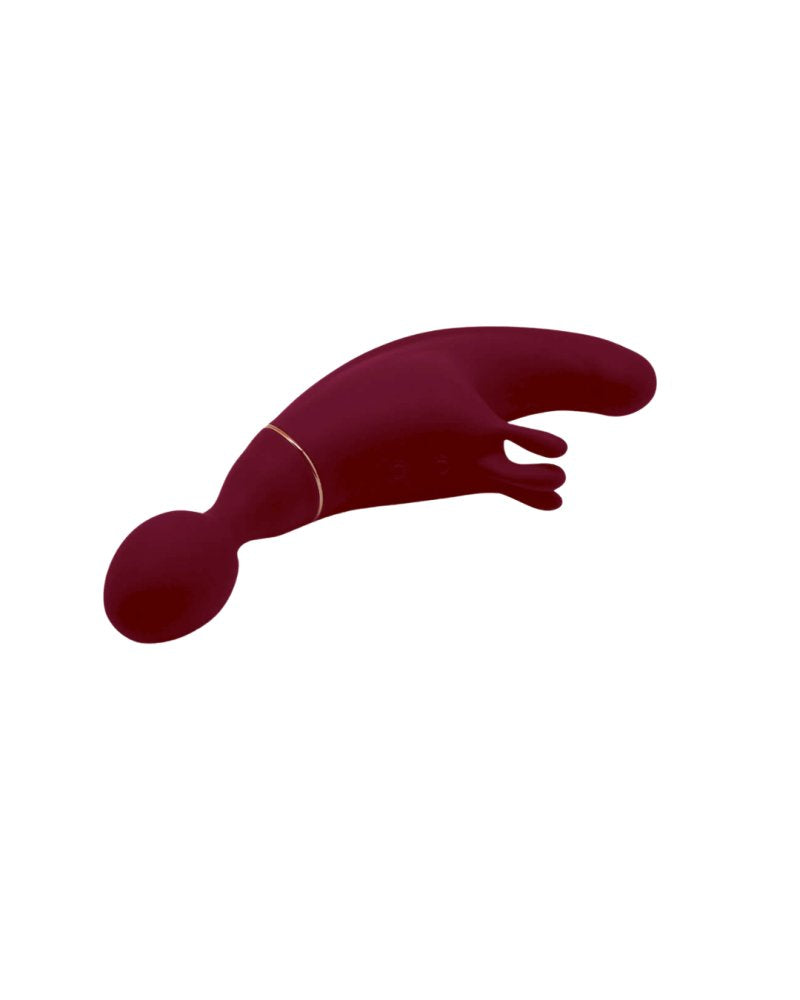 Adrien Lastic Fusion Triple Stimulation Clitoral Vibration and G-Spot Stimulator in Red with Design > Sex Toys For Ladies > G-Spot Vibrators