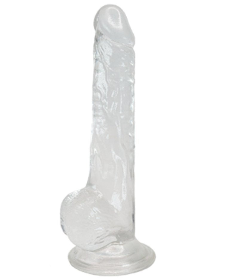 Alive Lusty 7 Inch Transparent Hypoallergenic Jelly Dildo Waterproof