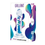 Alive Gallant Jelly Dildo 5 Inch Transparent Hypoallergenic   Waterproof