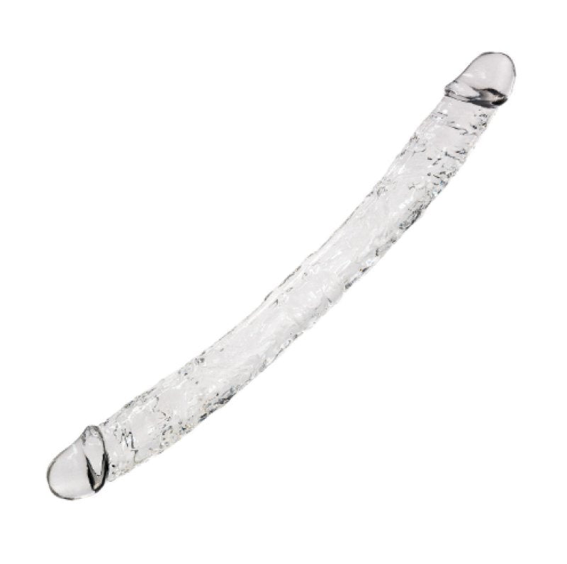 Alive Supreme Jelly Dildo 15 Inch Translucent Double Dong Flexible Waterproof > Dildos > Double Dildos