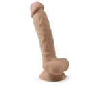 Silexd 9.5 Inch Model 1 Caramel Premium Silicone Dildo Dual Density > Dildos > Large Dildos