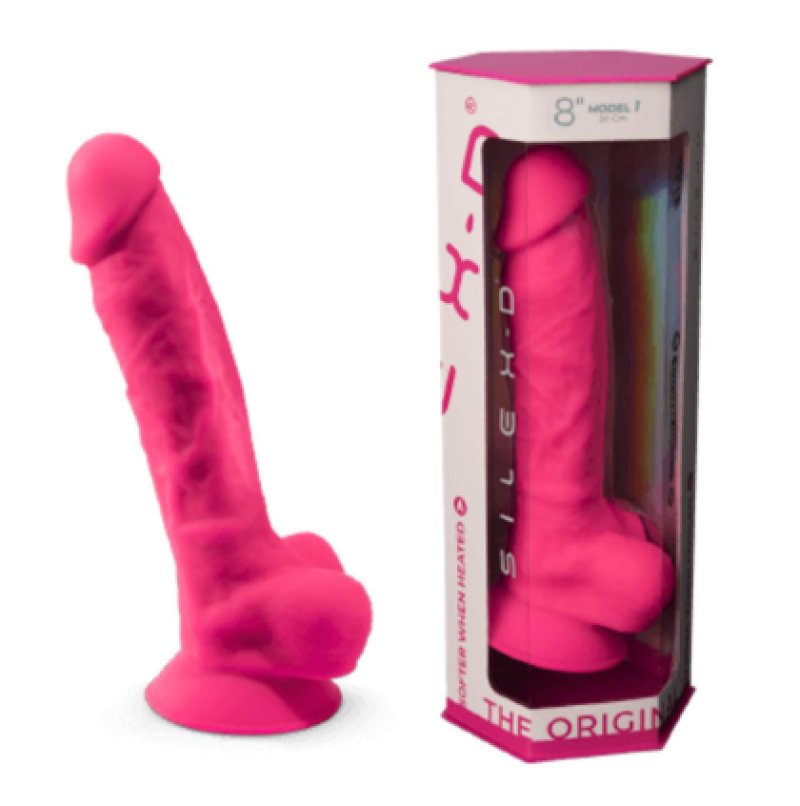 SilexD Model 1 – 8 Inch Dual Density Silicone Dildo