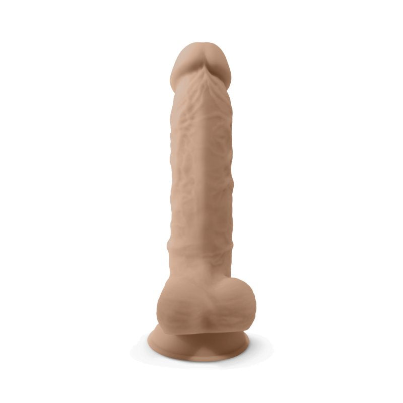 SilexD Model 1 – 10 Inch Dual Density Silicone Dildo with Balls