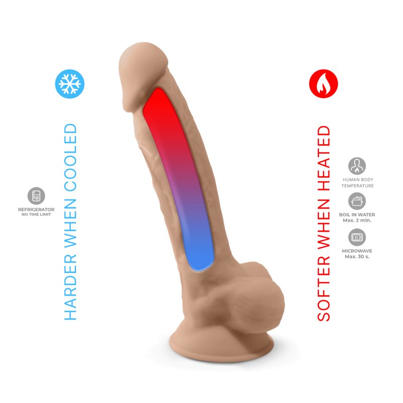 SilexD Model 1 – 10 Inch Dual Density Silicone Dildo with Balls