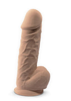 Silexd 8.5 Inch Model 1 Flesh Motor Premium Silicone Dildo with Vibration and Suction Cup