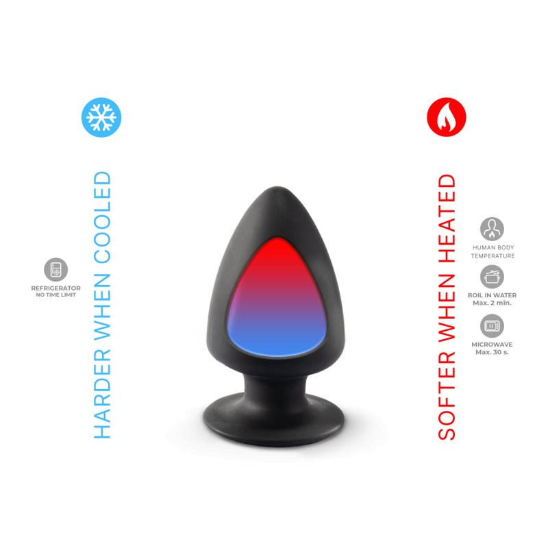 Silexd Plug Model 1 (Black) – Premium Dual Density Silicone Small 9cm Butt Plug > Anal Range > Butt Plugs