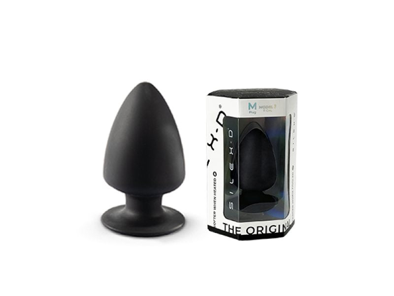 Silexd Premium Silicone Medium Butt Plug 4 Inch – Shape-Shifting Silicone Butt Plug
