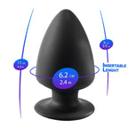 Silexd Premium Silicone Medium Butt Plug 4 Inch – Shape-Shifting Silicone Butt Plug