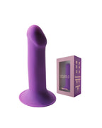 Adrien Lastic Hitsens 6 Purple Dual Density Silicone Dildo 5 Inch > Dildos > Slim Dildos