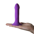 Adrien Lastic Hitsens 6 Purple Dual Density Silicone Dildo 5 Inch > Dildos > Slim Dildos