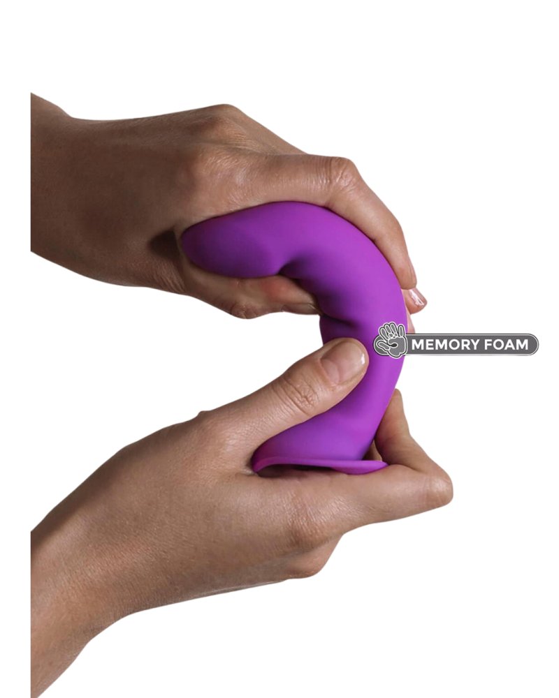 Adrien Lastic Hitsens 6 Purple Dual Density Silicone Dildo 5 Inch > Dildos > Slim Dildos
