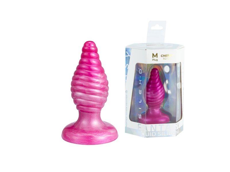 SILEXD Cherry – Thermoreactive Liquid Silicone M-Sized Butt Plug