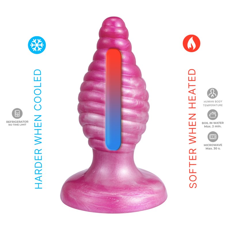 SILEXD Cherry – Thermoreactive Liquid Silicone M-Sized Butt Plug