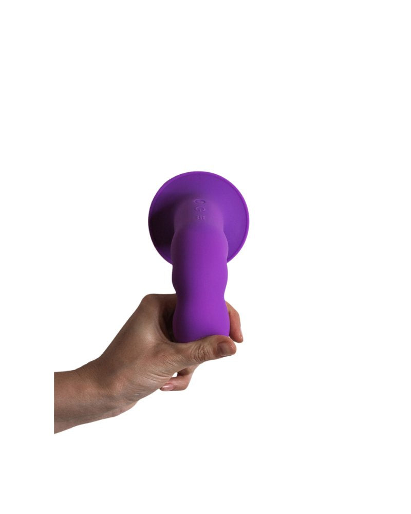 Adrien Lastic Hitsens 3 Purple 7 Inch Motorized Dual Density Silicone Dildo > Vibrators > Realistic Vibrators