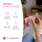 Femintimate Eve Cup M Menstrual Cup Rosa Diameter 4.6 cm Height 6.8 cm Medical-Grade Silicone > Essentials > Menstrual Products
