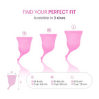 Femintimate Eve Cup M Menstrual Cup Rosa Diameter 4.6 cm Height 6.8 cm Medical-Grade Silicone > Essentials > Menstrual Products
