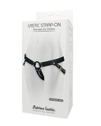 Adrien Lastic Black Denim Strap-on Harness with Silicone Ring Adjustable Waistband > Dildos > Strap On Harnesses