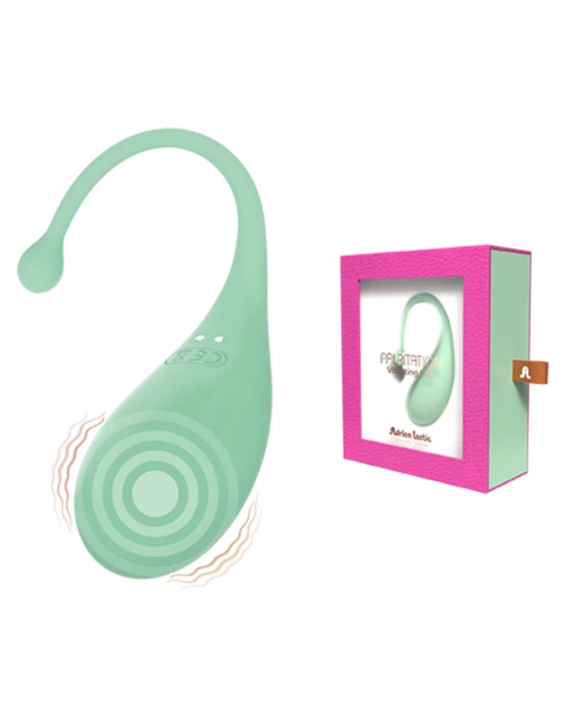 Adrien Lastic Palpitation Mint Vibrating Egg with Nine Function Modes and Remote Control > Sex Toys For Ladies > Vibrating Eggs