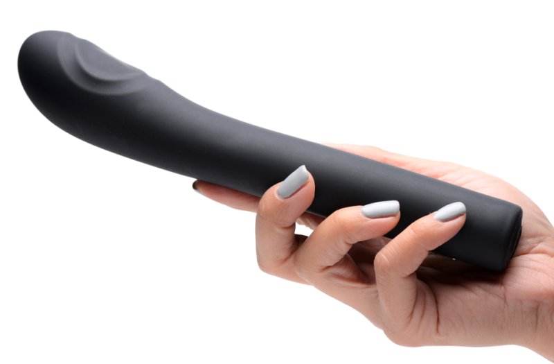 INMI 5 Star 9X Pulsing G-Spot Vibe Black Slim Flexible Silicone Vibrator