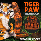 Creature Cocks Sabretooth (Orange and Black Camo) Silicone 11.3 Inch Dildo – Fantasy-Inspired Silicone Dildo