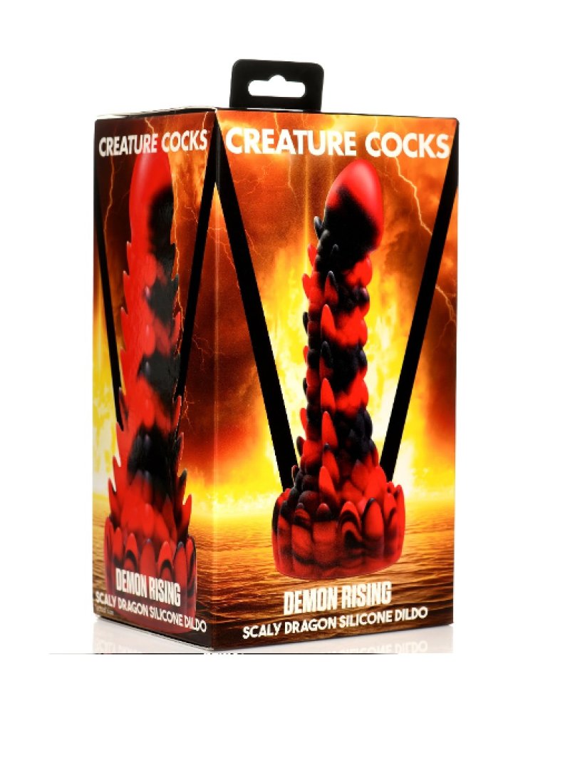 Creature Cocks Demon Rising 8 Inch – Dragon-Inspired Textured Dildo