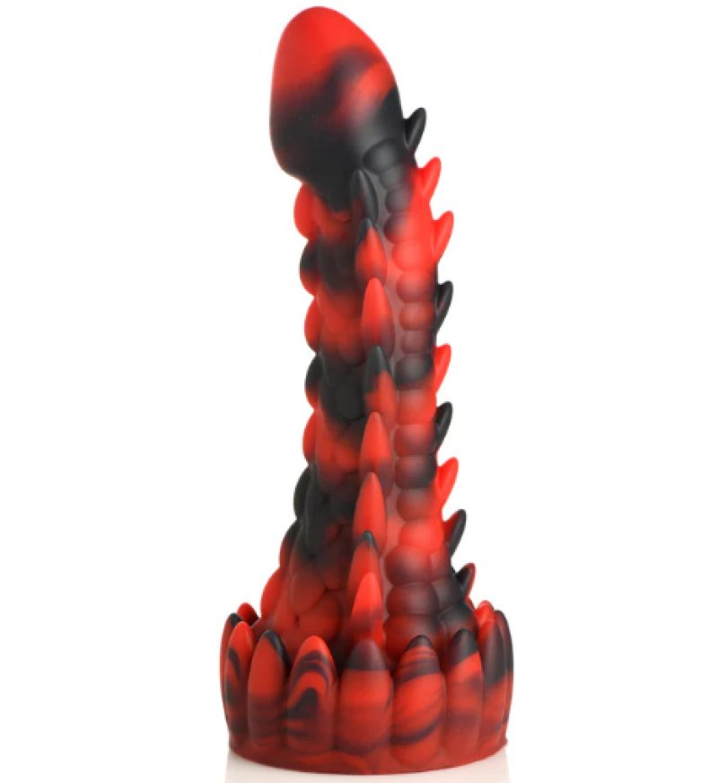 Creature Cocks Demon Rising 8 Inch – Dragon-Inspired Textured Dildo