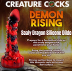Creature Cocks Demon Rising 8 Inch – Dragon-Inspired Textured Dildo