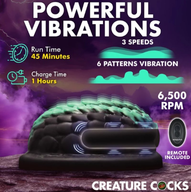 Creature Cocks Dragon Grinder – Silicone Vibrating Pad