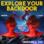Creature Cocks Dragonspawn Silicone Butt Plug Medium Size