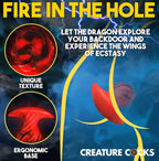 Creature Cocks Dragonspawn Large Silicone Butt Plug