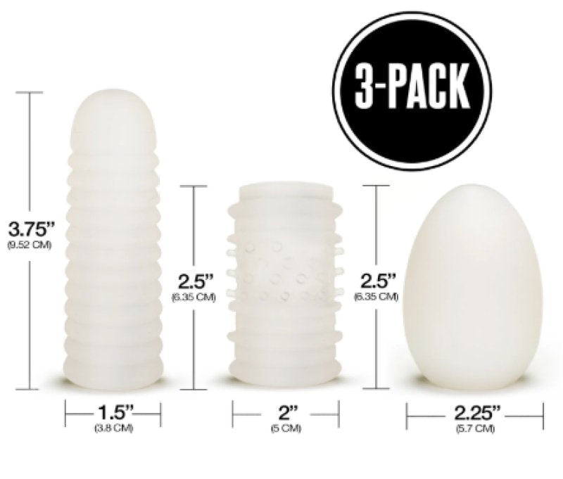 Happy Ending Rinse and Repeat Whack Pack Triple Play Sleeve Cuff and Egg Set