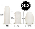 Happy Ending Just Add Water Whack Pack Triple Play Reusable Masturbation Sleeves