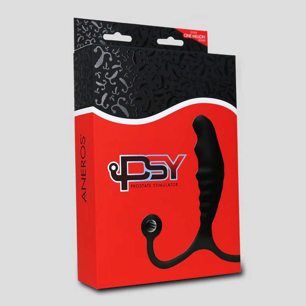 Aneros Psy Prostate Massager with Flexible Arms and Ergonomic Design Black > Anal Range > Prostate Plugs