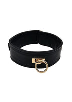 ROUGE Leather Plain Collar – Removable O-Ring 21 Inches Collar > Bondage Gear > Collars & Leashes