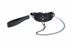 Ouch Venice Collection Collar with Iridescent Hardware and Leash