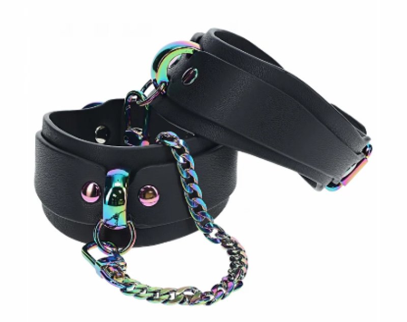 Ouch Venice Collection Handcuffs with Iridescent Finish