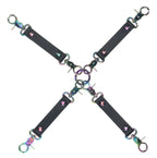 Ouch Venice Collection Hogtie Connectors with Iridescent PU Leather Hardware > Bondage Gear > Restraints