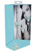 Ouch! Paris Collection Handcuffs (Light Blue) – PU Leather Handcuffs