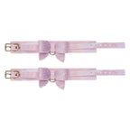 Ouch! Paris Collection Handcuffs with Iridescent PU Leather and Bow Design > Bondage Gear > Restraints
