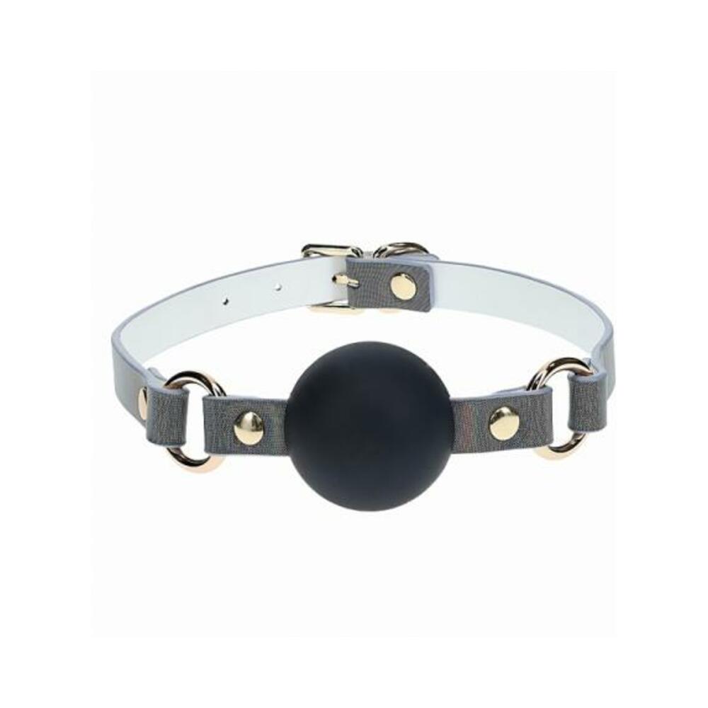 Ouch! Paris Collection Silicone Ball Gag Black Main image