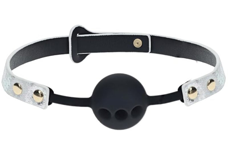 OUCH! Florence Collection Silicone Ball Gag Breathable Restraint 60cm > Bondage Gear > Gags and Bits