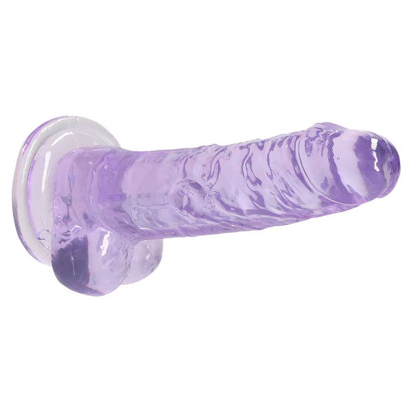 REALROCK Crystal Clear Realistic Dildo with Balls 10 Inch Dong > Dildos > Large Dildos