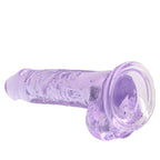 REALROCK Crystal Clear Realistic Dildo with Balls 10 Inch – Suction Cup Dildo > Dildos > Large Dildos