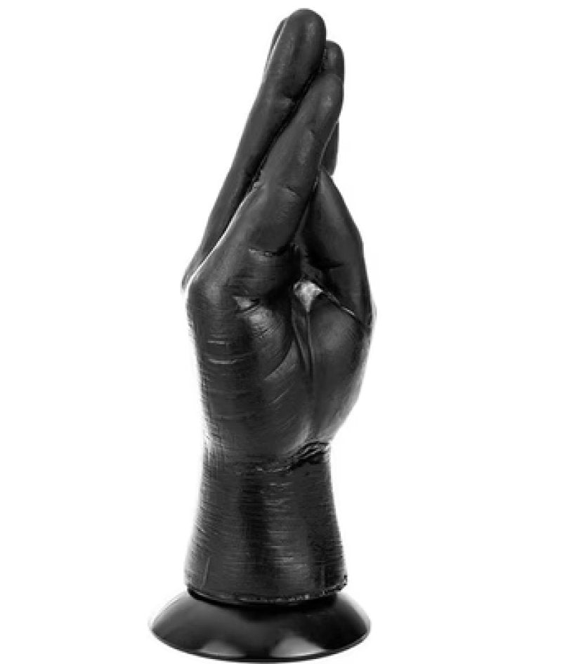 Dinoo King-Size Small Black Realistic Cock Hand 7.5 Inch
