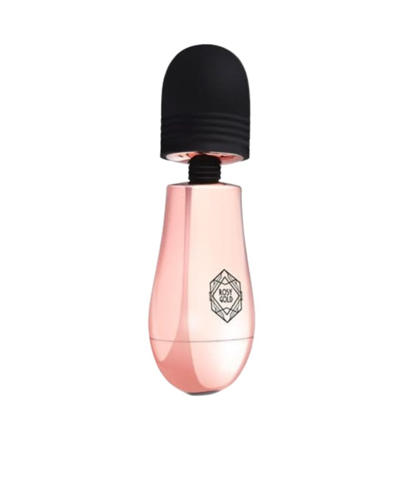 Rosy Gold Nouveau Mini Massager Compact Wand in Rosy Gold