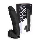 Kiotos Cox Mega Black 01 Realistic Large Suction Cup Dildo - 14.5 Inch